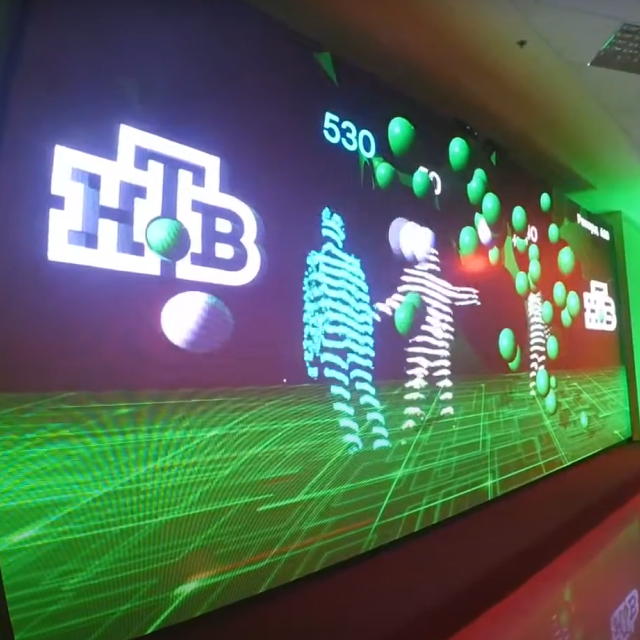 Интерактивный стенд НТВ и AR VR активности